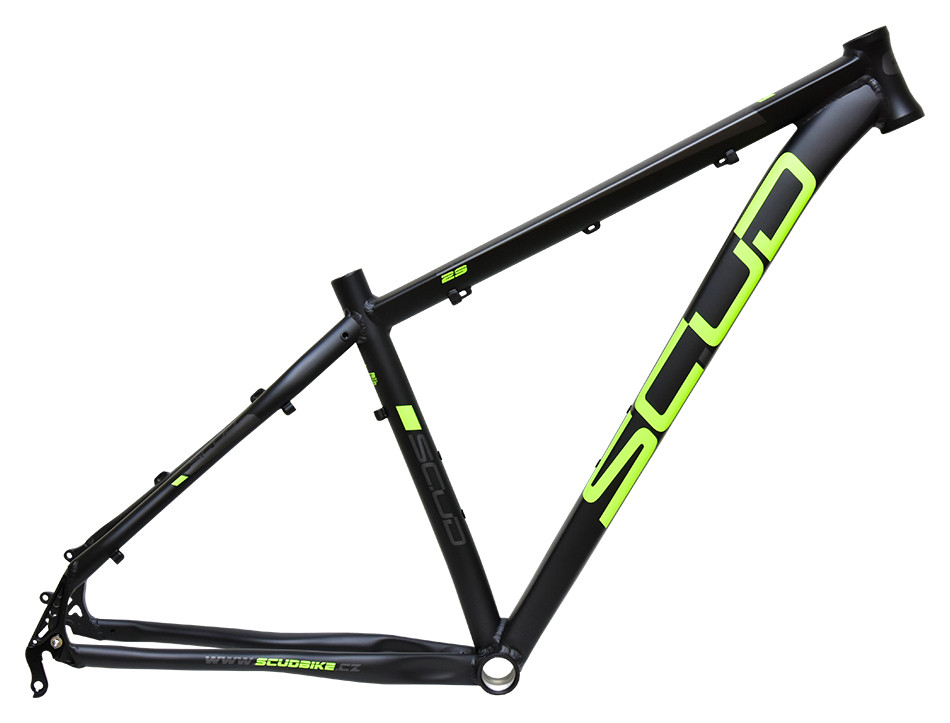 Rám 27,5" SCUD 9SC 17" černo-fluo zelený