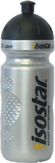 Láhev 0.65 l Isostar stříbrno-černá