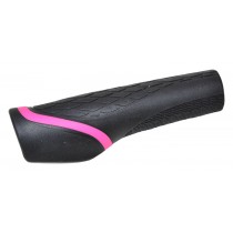 Gripy PROFIL 1824D2 ergonom. černo-růžový 132mm
