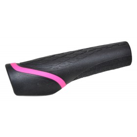 Gripy PROFIL 1824D2 ergonom. černo-růžový 132mm